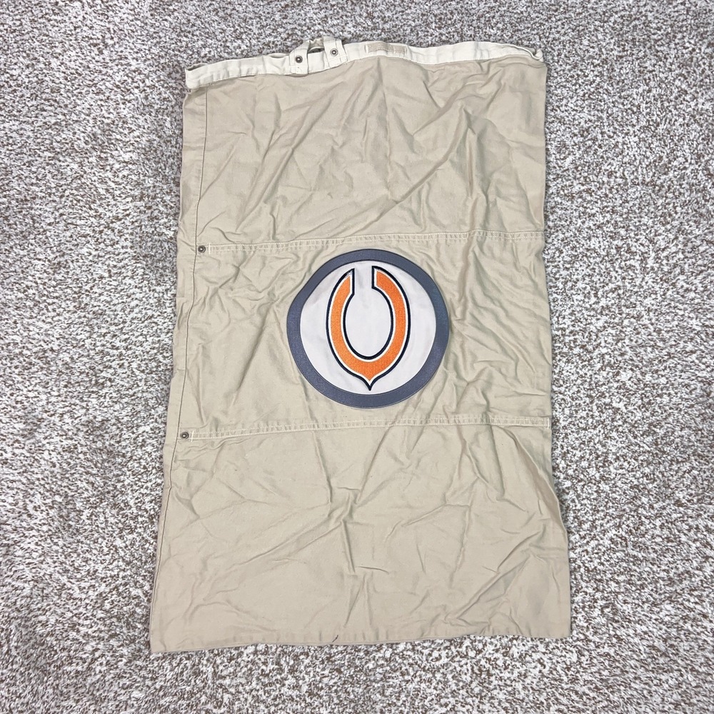 Chicago Bears Laundry Bag One Size Beige NFL‎ Football Canvas Cotton Logo Sport